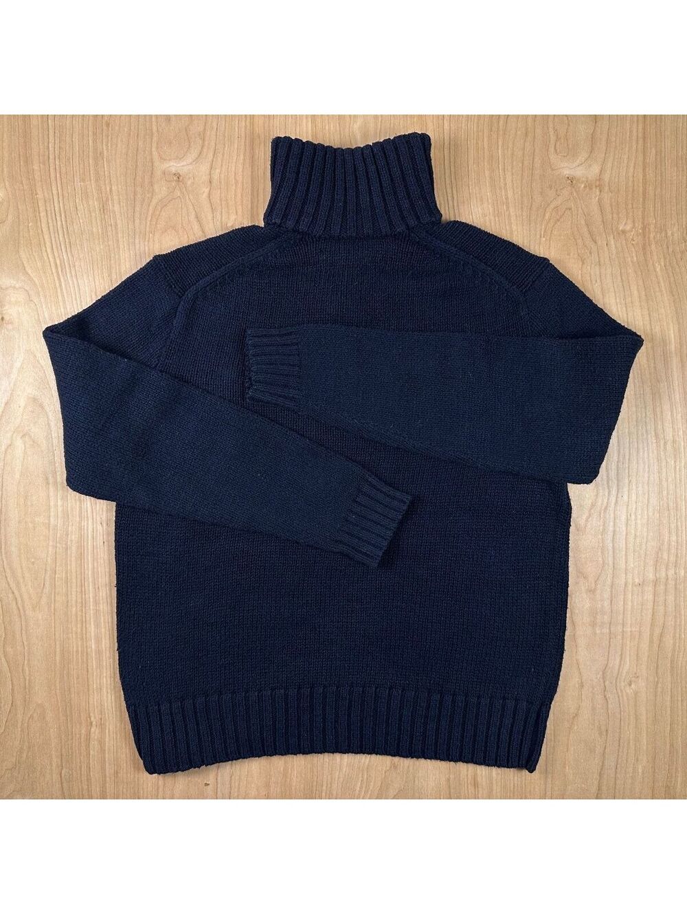 Vintage 90s Ralph Lauren American Flag sweater RL 67 knit cotton linen medium - Picture 8 of 11